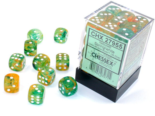 Dices (36D6) - Chessex Nebula (Choose your Color)