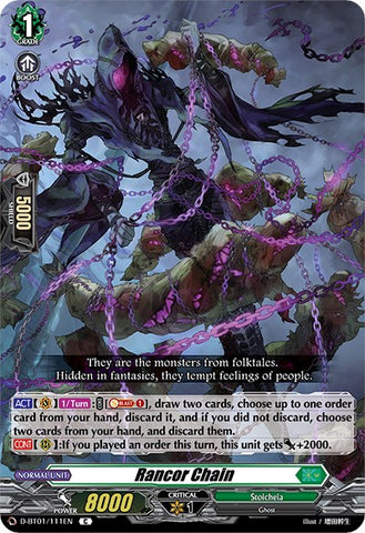 Rancor Chain (D-BT01/111EN) [Genesis of the Five Greats]