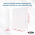 BCW - White - 9 Pocket Zippered Top Loader Binder (252)