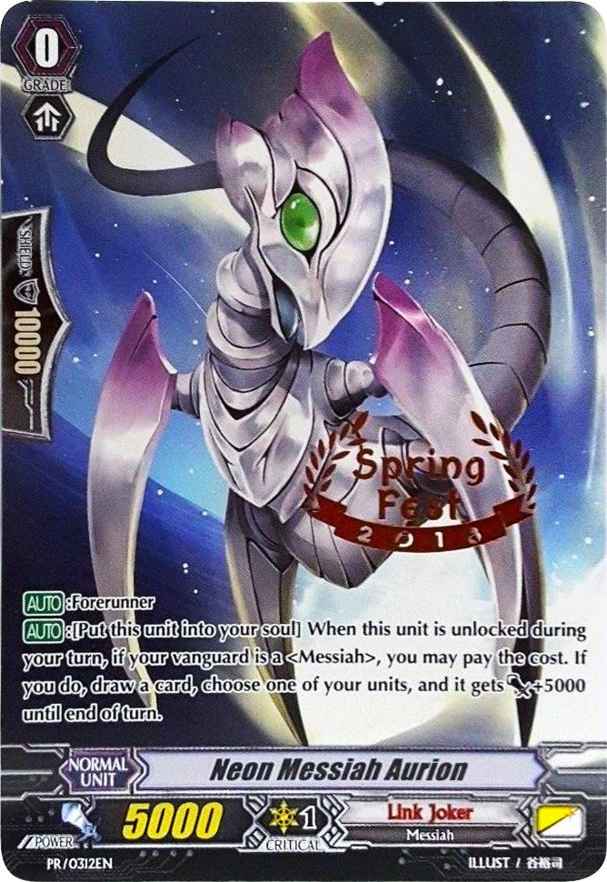 Neon Messiah Aurion (PR/0312EN) [Promo Cards]