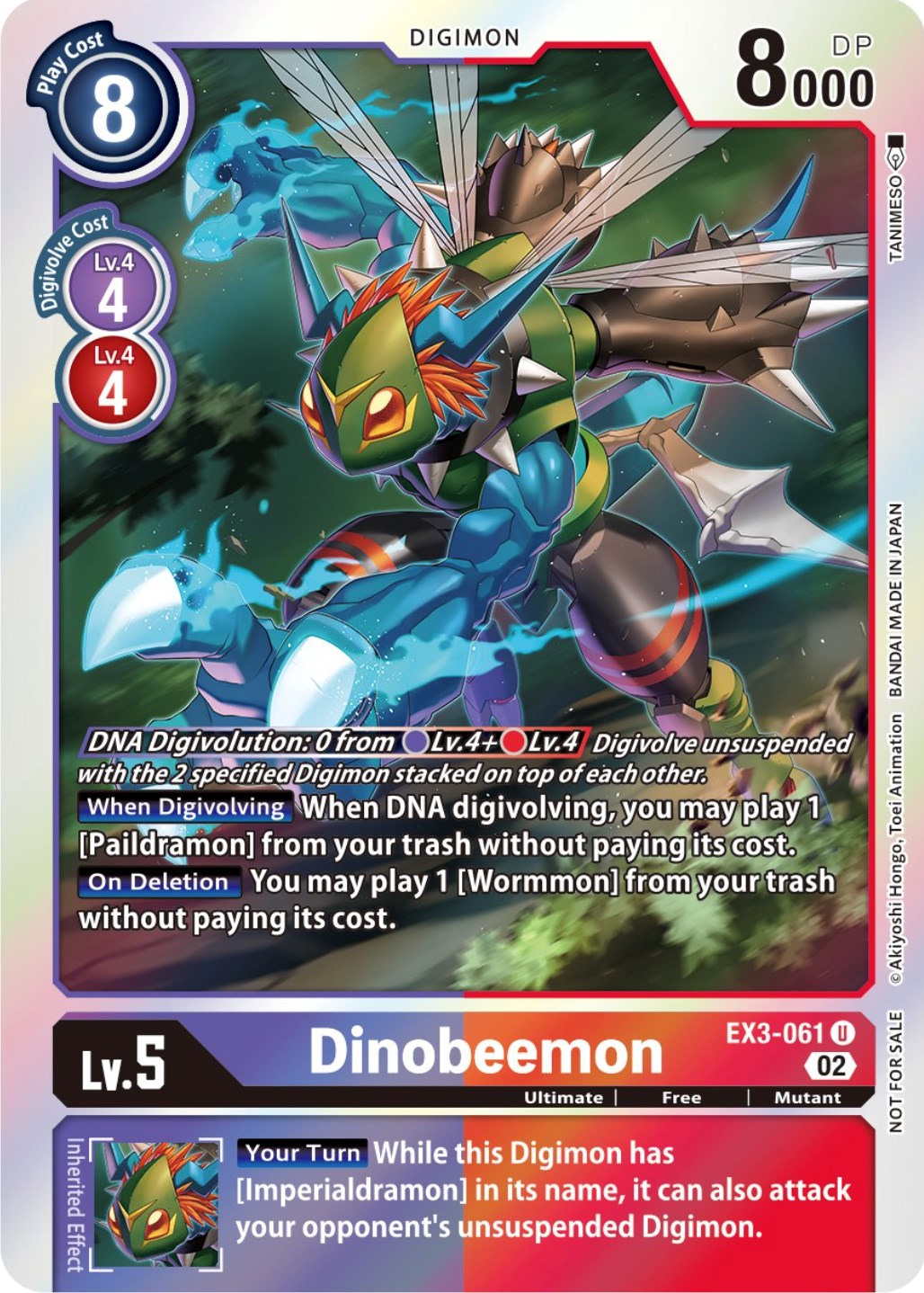 Dinobeemon (Box Topper)