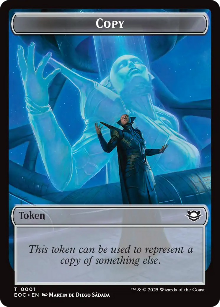 Copy // Clue Double-Sided Token [Edge of Eternities Tokens]