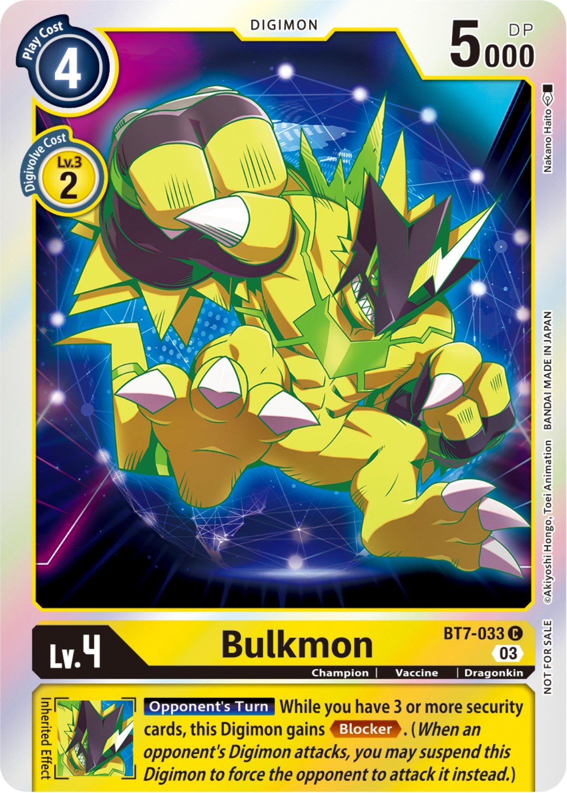 Bulkmon (Official Tournament Pack Vol.11)
