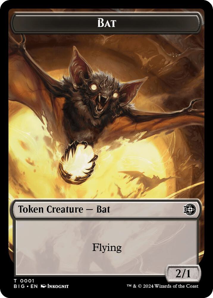 Mercenary // Bat Double-Sided Token (Back)