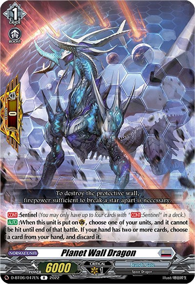 Planet Wall Dragon (D-BT06/047EN) [Blazing Dragon Reborn]