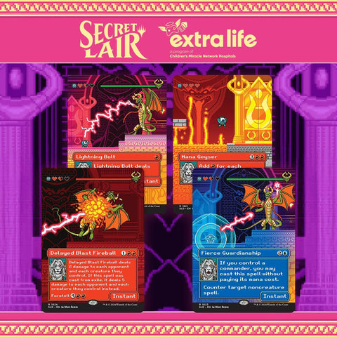 Magic The Gathering - Secret Lair Drop Series: Pixel Perfect - Extra Life 2024 (Non-Foil Edition)