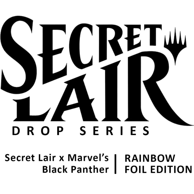 Magic The Gathering - Secret Lair Drop: Secret Lair x Marvel's Black Panther (Rainbow Foil Edition)