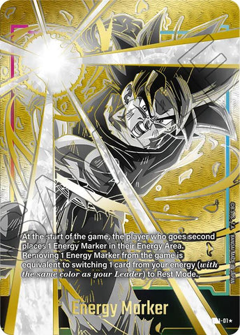 Energy Marker (Alternate Art Gold) [Fusion World Energy Markers]