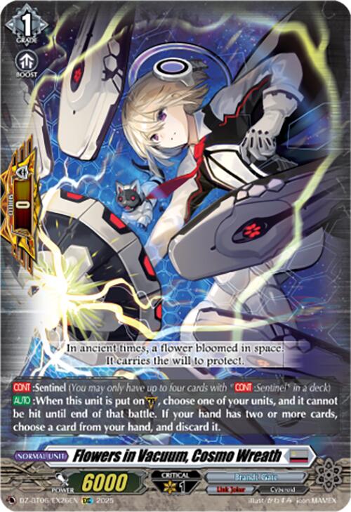 Flowers in Vacuum, Cosmo Wreath (EXC) (DZ-BT06/EX26EN) [DZ-BT06: Generation Dragenesis]