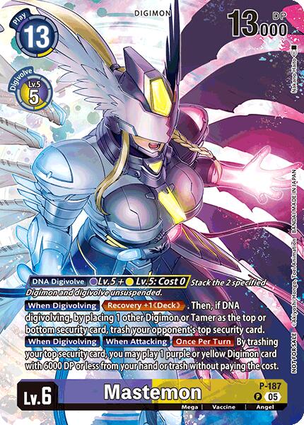 Mastemon [P-187] (BT-21: Illustration Celebration Pack) [World Convergence]