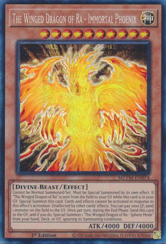 The Winged Dragon of Ra - Immortal Phoenix (Collector's Rare) [MZTM-EN074] Collector's Rare