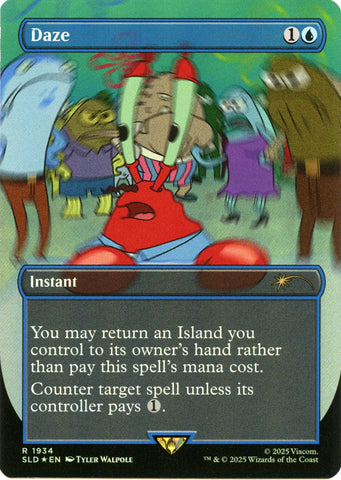 Daze (Rainbow Foil) [Secret Lair Drop Series]