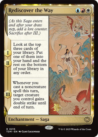 Rediscover the Way [Tarkir: Dragonstorm Prerelease Cards]