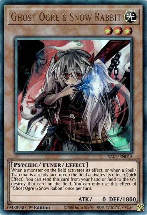 Ghost Ogre & Snow Rabbit [RA04-EN015] Ultimate Rare