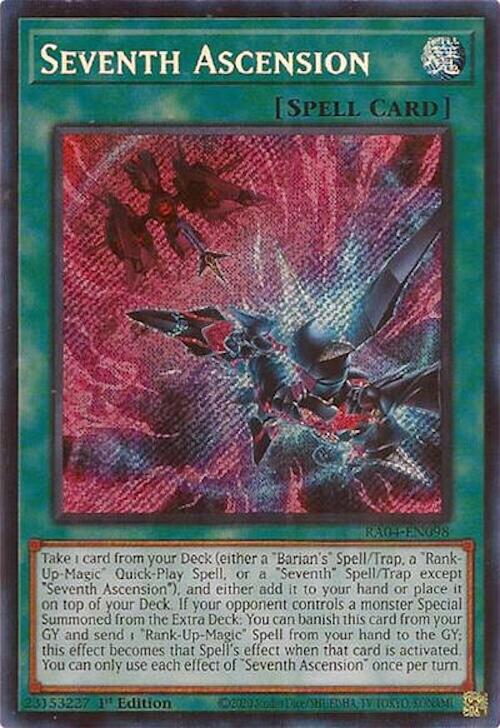 Seventh Ascension [RA04-EN098] Secret Rare