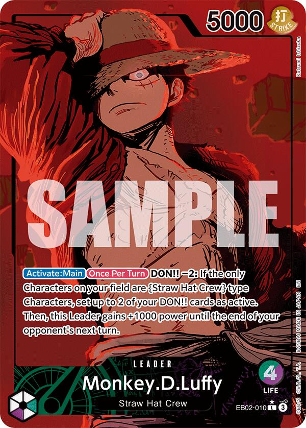 Monkey.D.Luffy (Alternate Art) [Extra Booster: Memorial Collection]