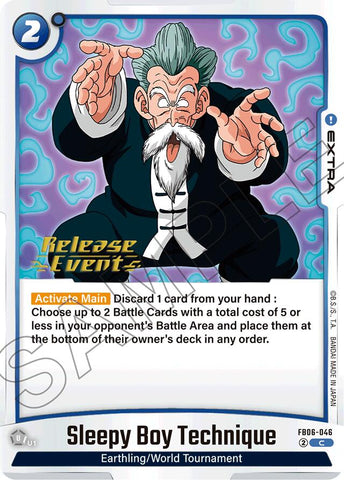 Sleepy Boy Technique [Rivals Clash Release Event Cards]