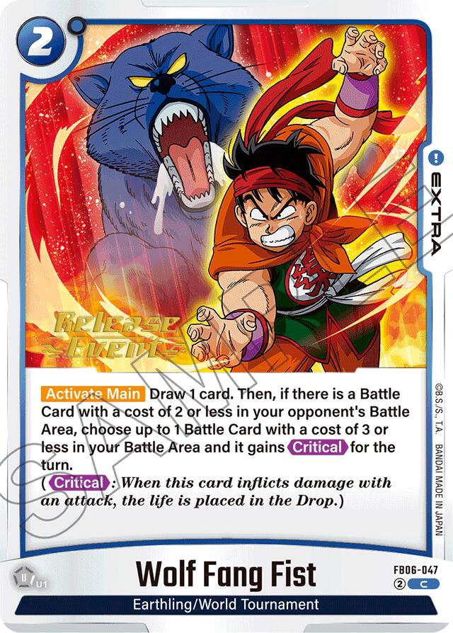 Wolf Fang Fist [Rivals Clash Release Event Cards]