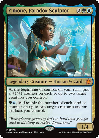 Zimone, Paradox Sculptor [Tarkir: Dragonstorm Promos]