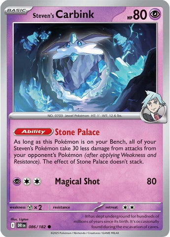Steven's Carhink (086/182) [Scarlet & Violet: Destined Rivals]