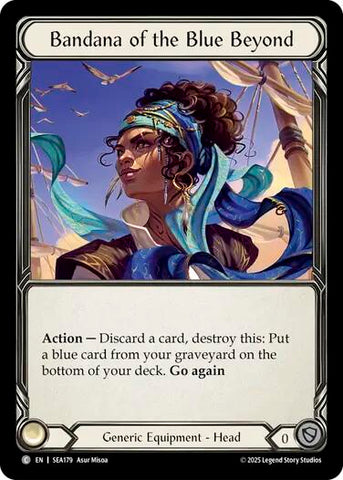 Bandana of the Blue Beyonds (Treasure) [SEA179] (High Seas)  Cold Foil