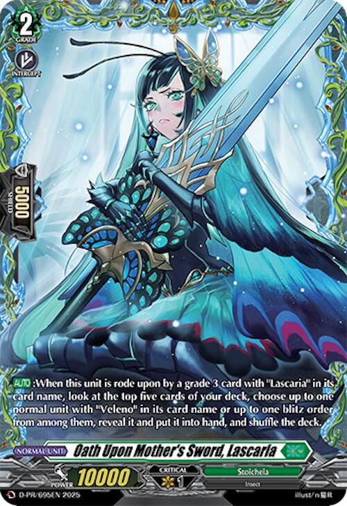 Oath Upon Mother's Sword, Lascaria (D-PR/695EN) [D Promo Cards]