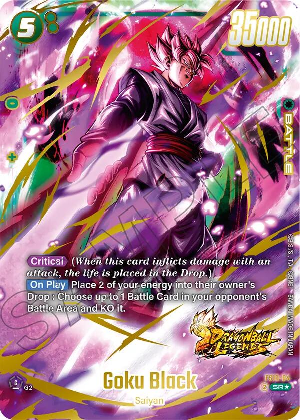 Goku Black (Bonus Pack Alternate Art) [Starter Deck: Giblet]