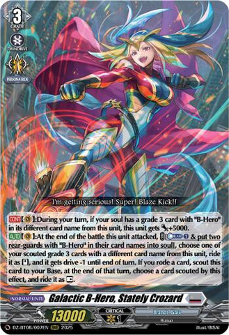 Galatic B-Hero, Stately Crozard (DZ-BT08/007EN) [DZ-BT08: Knights 0f Rebirth]