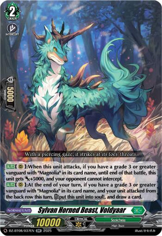 Sylvan Horned Beast, Voldyaar (DZ-BT08/037EN) [DZ-BT08: Knights 0f Rebirth]