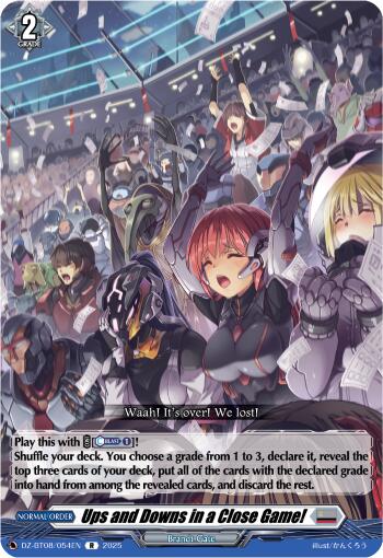 Ups and Downs in a Close Game! (DZ-BT08/054EN) [DZ-BT08: Knights 0f Rebirth]