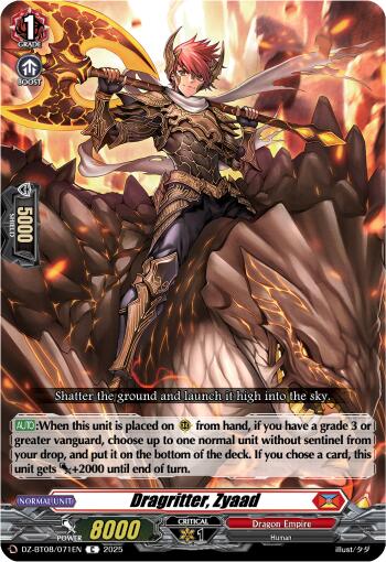 Dragritter, Zyaad (DZ-BT08/071EN) [DZ-BT08: Knights 0f Rebirth]