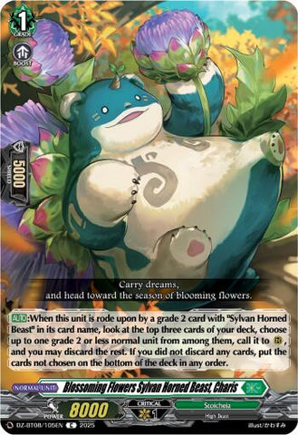Sylvan Horned Beast of Blossoming Flowers, Charis (DZ-BT08/105EN) [DZ-BT08: Knights 0f Rebirth]