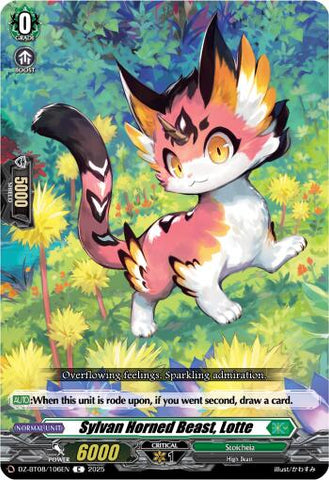 Sylvan Horned Beast, Lotte (DZ-BT08/106EN) [DZ-BT08: Knights 0f Rebirth]