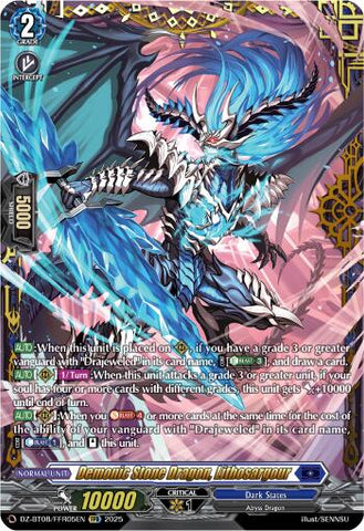 Demonic Stone Dragon, Lithosagour (DZ-BT08/FFR05EN) [DZ-BT08: Knights 0f Rebirth]