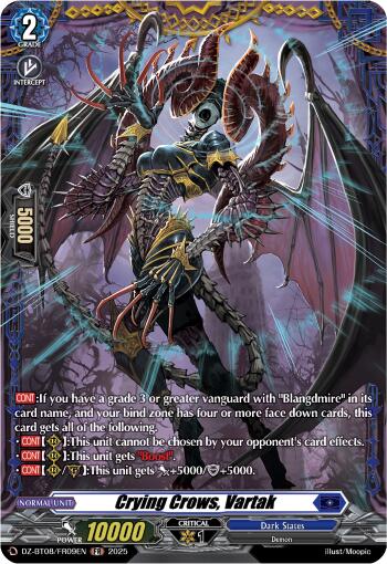 Crying Crows, Vartak (DZ-BT08/FR09EN) [DZ-BT08: Knights 0f Rebirth]