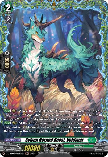 Sylvan Horned Beast, Voldyaar (DZ-BT08/FR35EN) [DZ-BT08: Knights 0f Rebirth]
