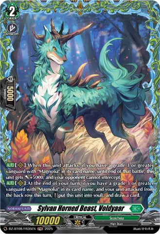 Sylvan Horned Beast, Voldyaar (DZ-BT08/FR35EN) [DZ-BT08: Knights 0f Rebirth]