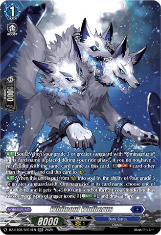 Whiteout Wolfberus (DZ-BT08/SR14EN) [DZ-BT08: Knights 0f Rebirth]