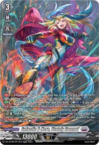 Galatic B-Hero, Stately Crozard (DZ-BT08/SR15EN) [DZ-BT08: Knights 0f Rebirth]