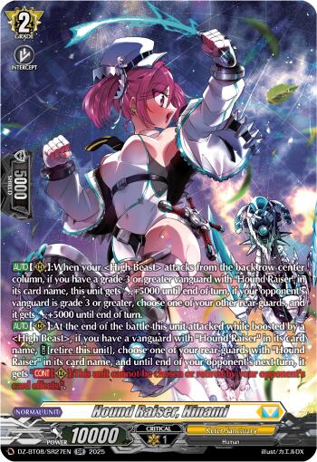 Hound Raiser, Hinami (DZ-BT08/SR27EN) [DZ-BT08: Knights 0f Rebirth]