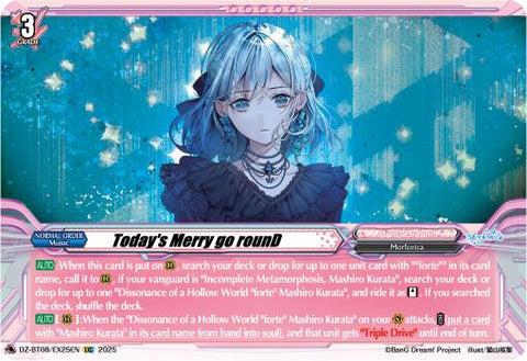 Today's Merry go rounD (DZ-BT08/EX25EN) [DZ-BT08: Knights 0f Rebirth]