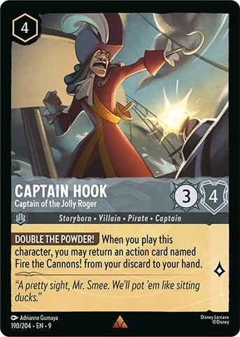 Captain Hook - Captain of the Jolly Roger (190/204) [Fabled]