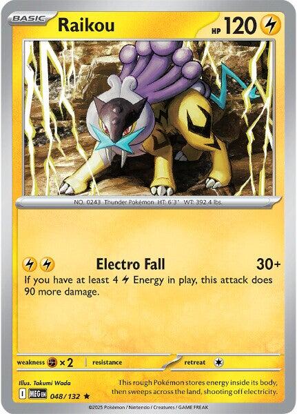 Raikou (048/132) [Mega Evolutions: Base Set]
