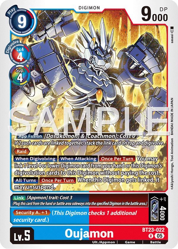 Oujamon [BT23-022] [Hackers' Slumber]