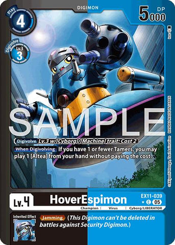 HoverEspimon [EX11-039] (Limited Foil) [Dawn of Liberator]