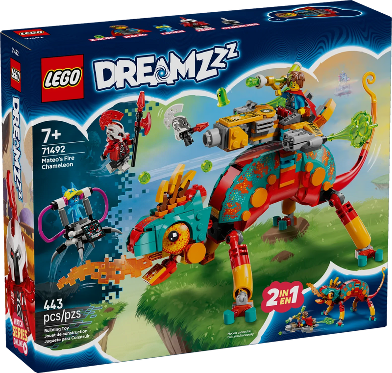 LEGO®  DREAMZzz Mateo's Fire Chameleon Set 71492