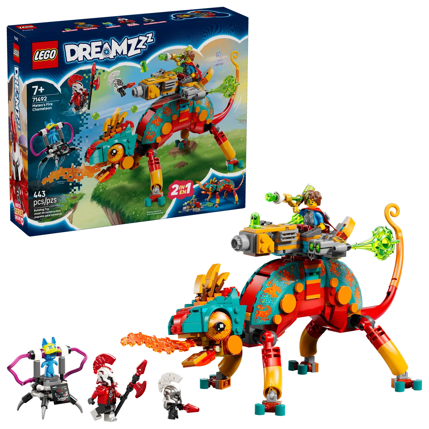 LEGO®  DREAMZzz Mateo's Fire Chameleon Set 71492