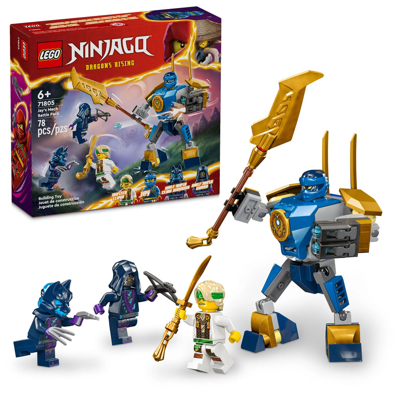 LEGO® NINJAGO® Jay's Mech Battle Pack Ninja Set 71805