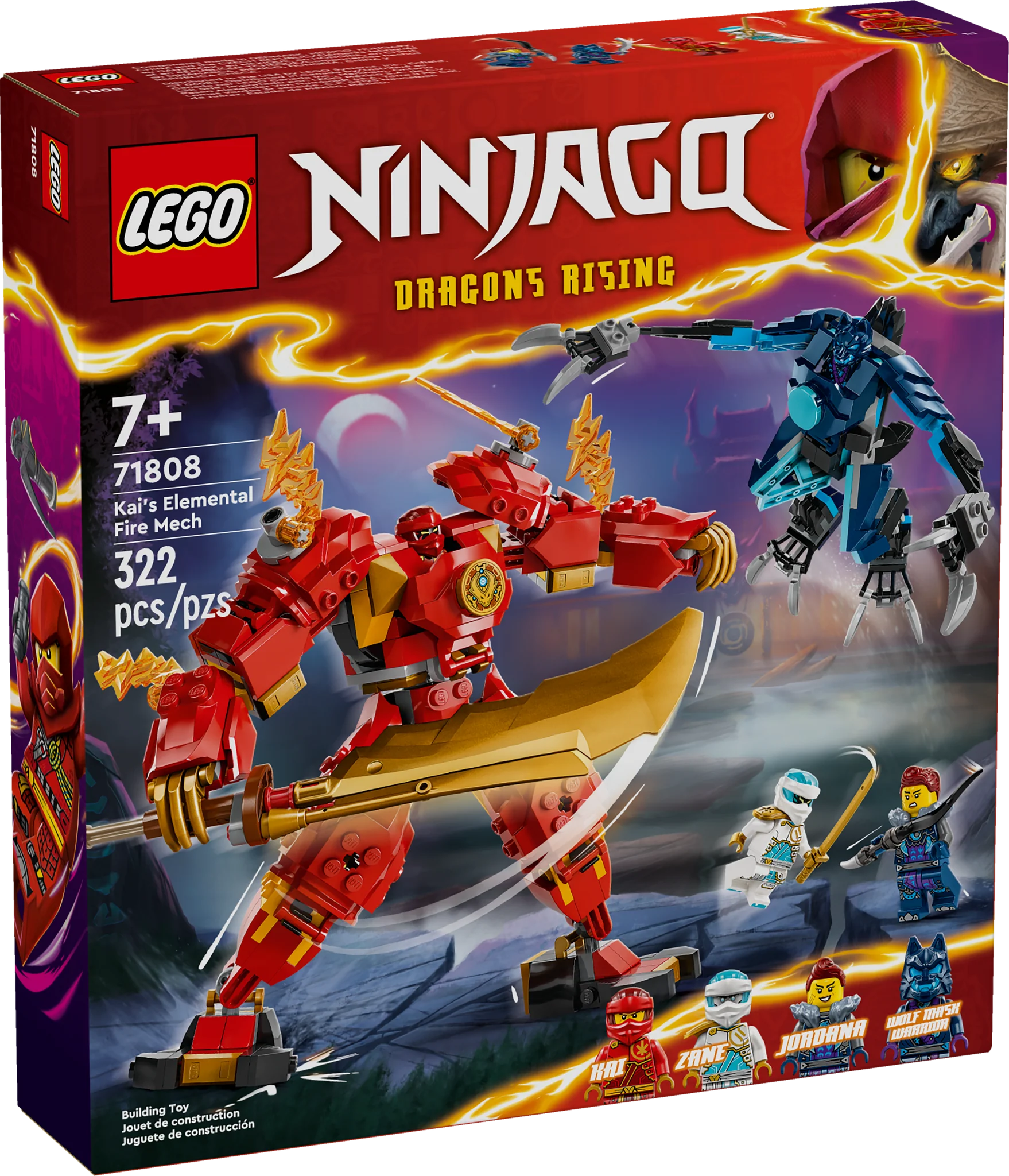 LEGO® NINJAGO® Kai's Elemental Fire Mech Set 71808