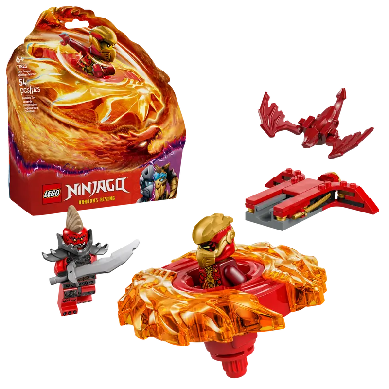 LEGO® NINJAGO® Kai's Dragon Spinjitzu Spinner 71823